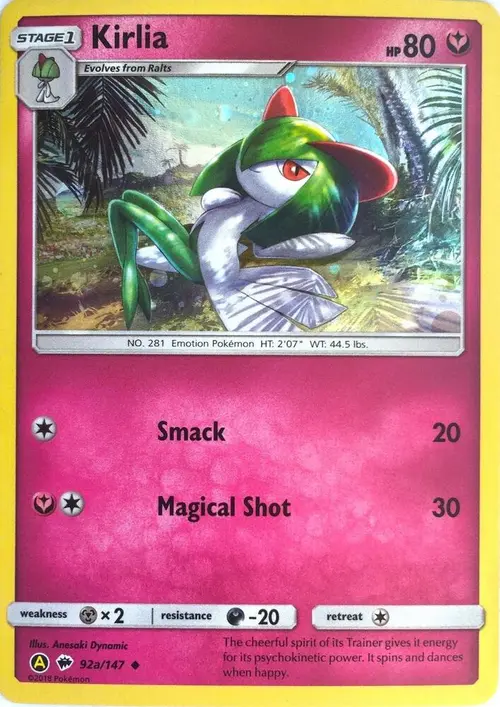 Kirlia - 92a/147 card art