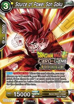 Source of Power Son Goku card art