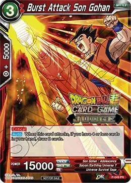 Burst Attack Son Gohan card art