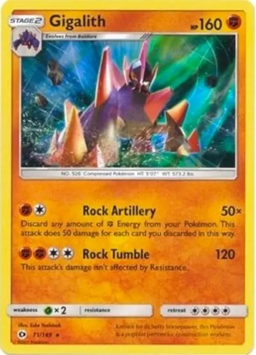Gigalith - 71/149 (Cosmos Holo) card art