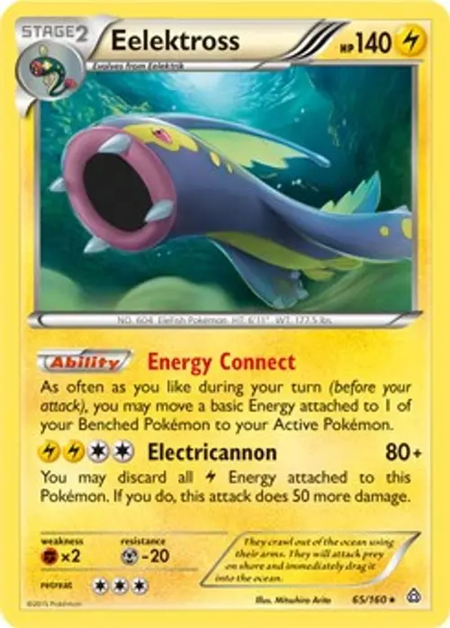 Eelektross - 65/160 (Cosmos Holo) card art