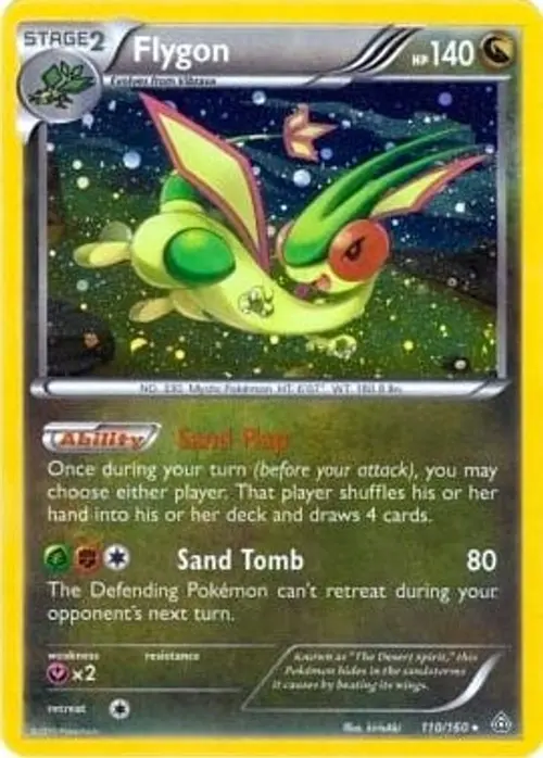 Flygon - 110/160 (Cosmos Holo) card art