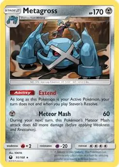 Metagross - 95/168 (Prerelease Kit Exclusive) card art