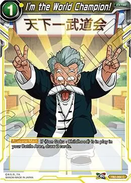 I'm the World Champion! card art