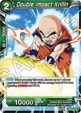 Double Impact Krillin card art