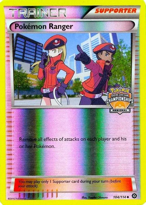Pokemon Ranger - 104/114 (Regional Championships) card art