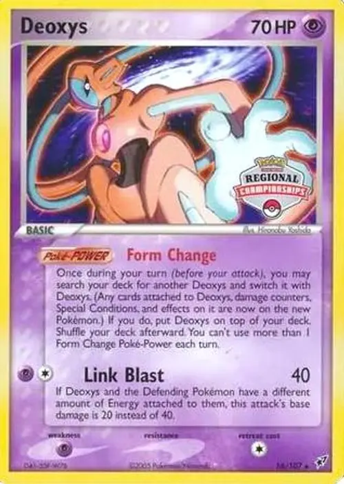 Deoxys - 16/107 (Regional Championships) card art