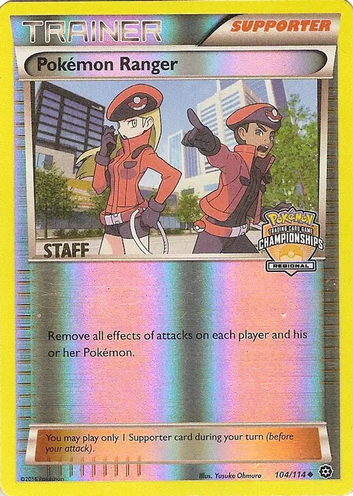 Pokemon Ranger - 104/114 (Regional Championships) [Staff] card art
