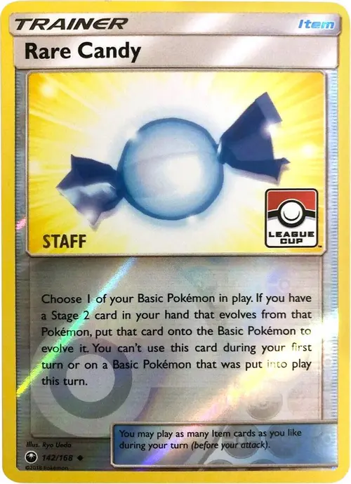 Rare Candy - 142/168 (League Cup) [Staff] card art