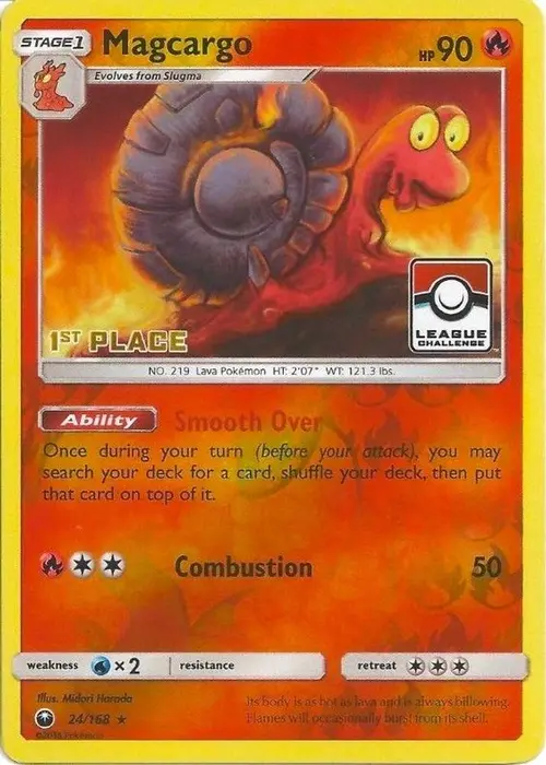 Magcargo - 24/168 (League Challenge) [1st Place] card art