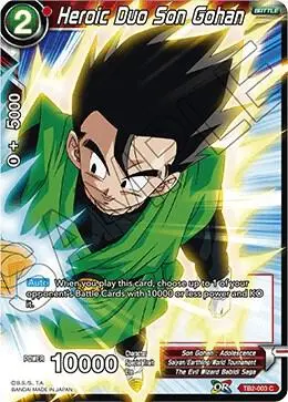 Heroic Duo Son Gohan card art