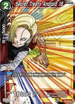 Secret Treaty Android 18 card art