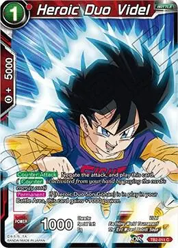 Heroic Duo Videl card art