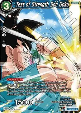 Test of Strength Son Goku card art