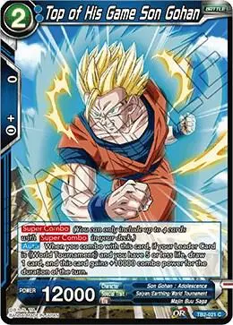 Top of His Game Son Gohan card art