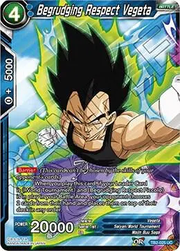 Begrudging Respect Vegeta card art