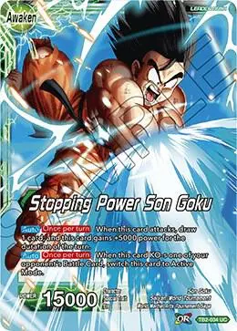 Son Goku // Stopping Power Son Goku card art
