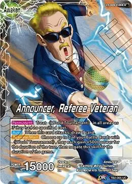 Announcer // Announcer, Referee Veteran card art