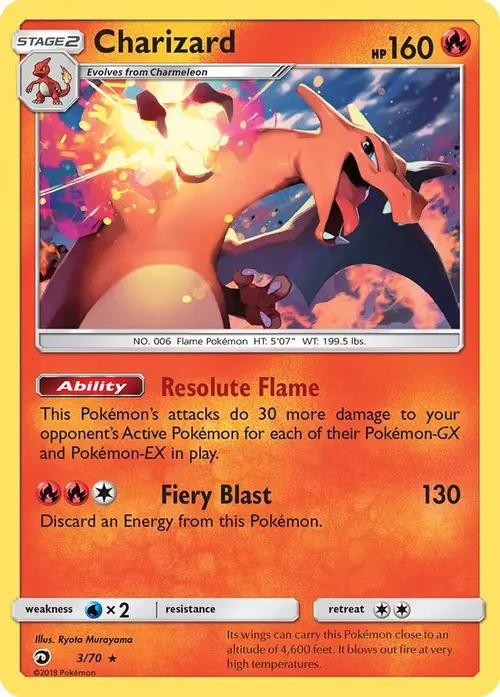 Charizard card art