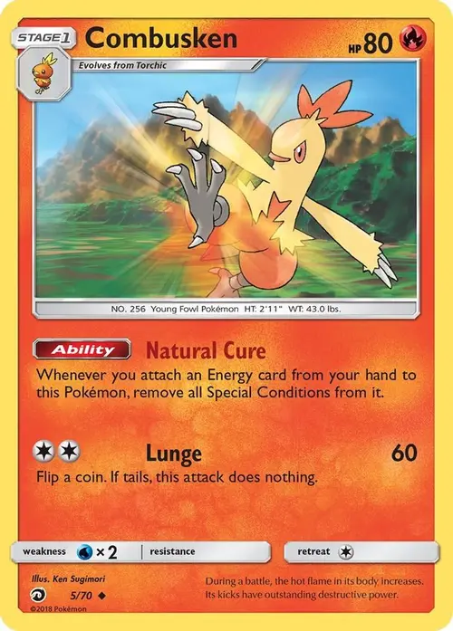 Combusken card art