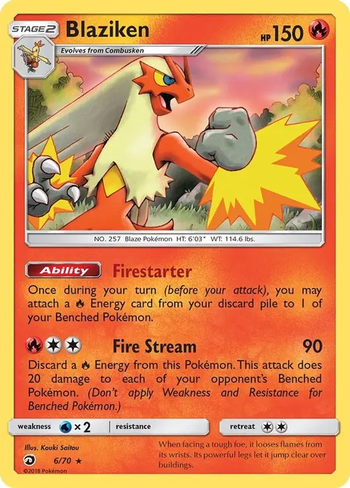Blaziken card art