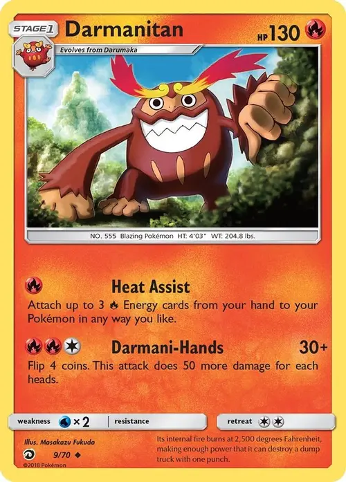 Darmanitan card art