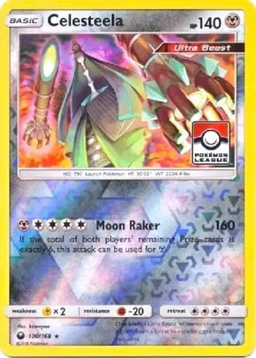 Celesteela - 100/168 (Pokemon League) card art