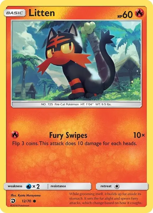 Litten card art