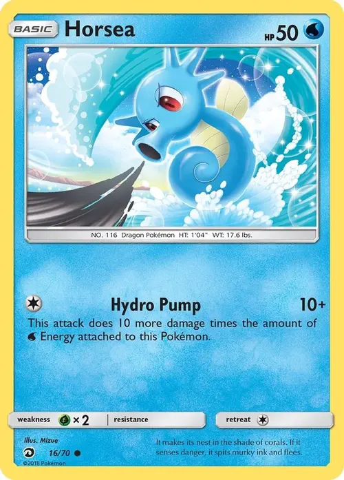 Horsea (16) card art