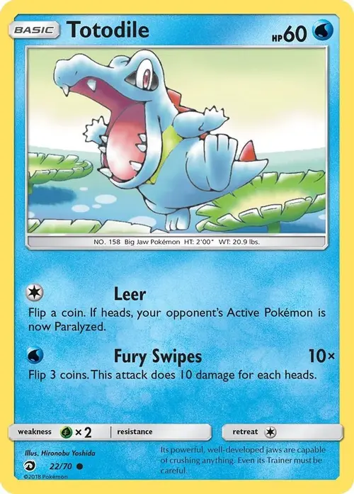 Totodile card art