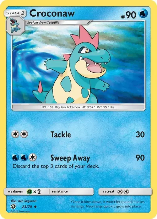 Croconaw card art