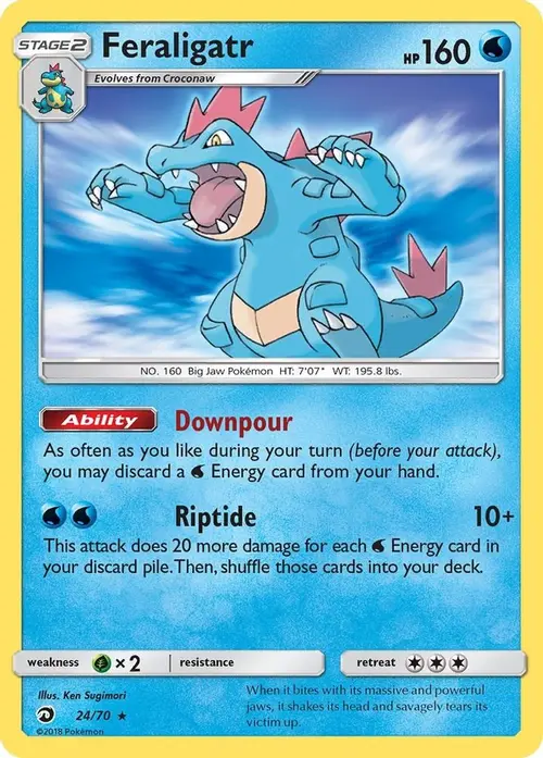 Feraligatr card art