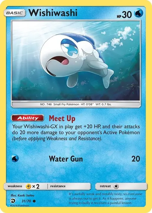 Wishiwashi card art