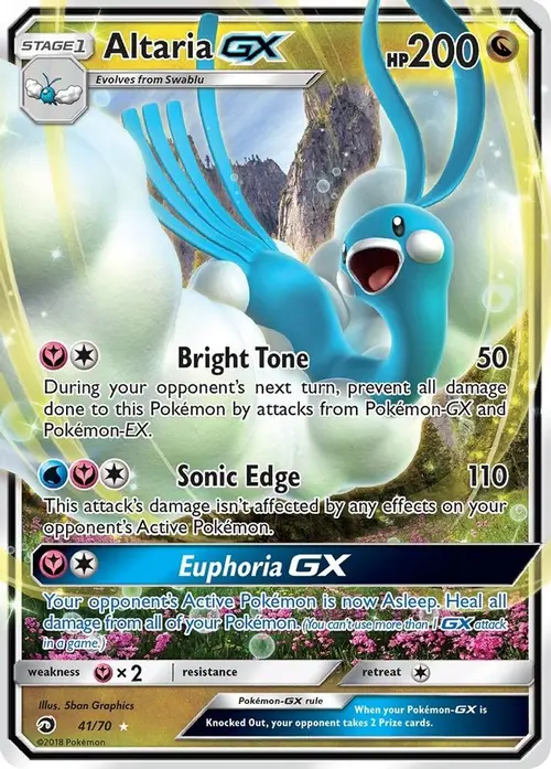 Altaria GX card art