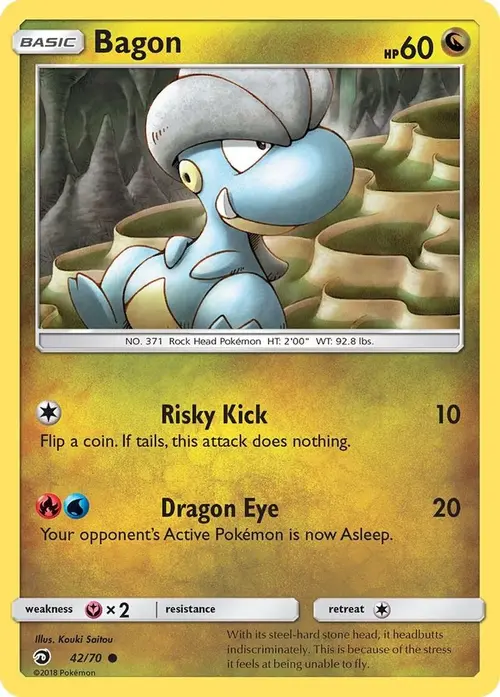 Bagon card art