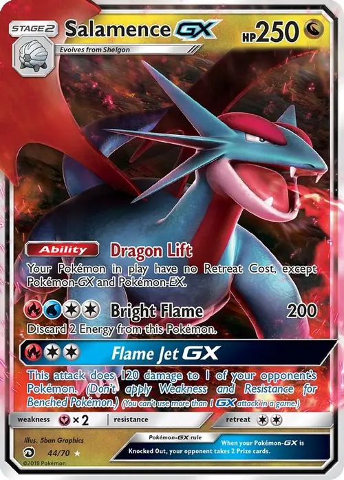 Salamence GX card art