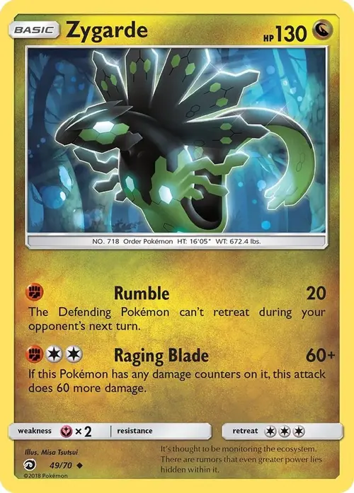 Zygarde card art