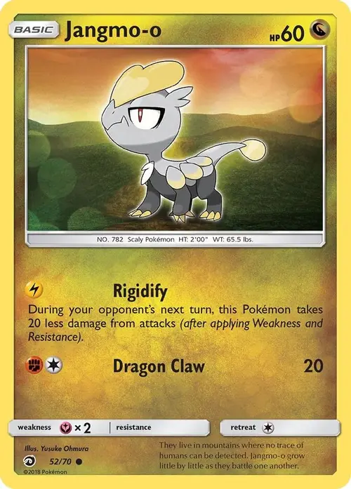 Jangmo-o card art