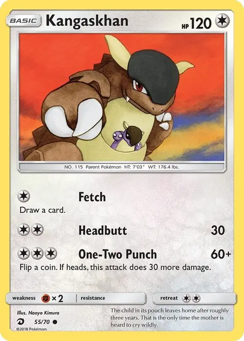 Kangaskhan card art