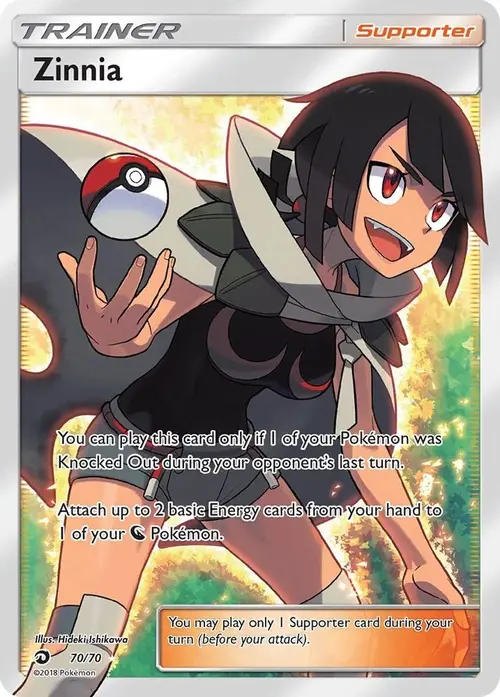 Zinnia (Full Art) card art