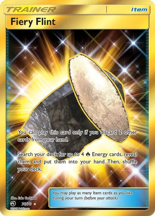 Fiery Flint (Secret) card art
