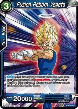 Fusion Reborn Vegeta card art