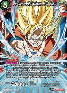 Supreme Showdown Son Goku card art