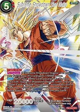 Supreme Showdown Son Goku (SPR) card art