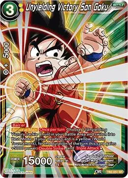 Unyielding Victory Son Goku card art