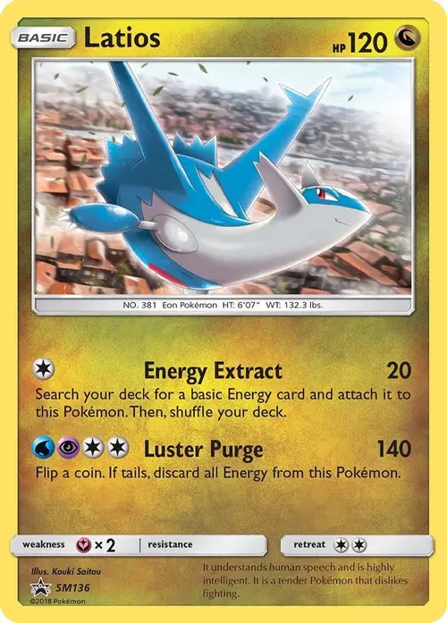Latios - SM136 card art