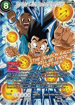 Son Goku & Uub, Seeds of the Future card art