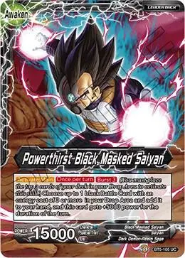Black Masked Saiyan // Powerthirst Black Masked Saiyan card art