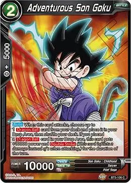 Adventurous Son Goku card art
