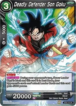 Deadly Defender Son Goku card art